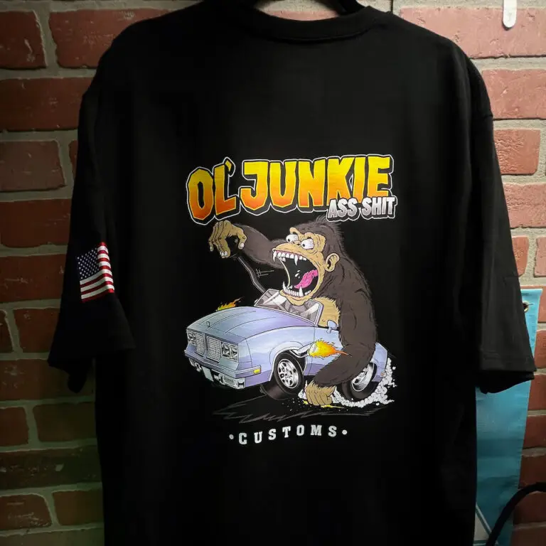 Design & Print for Ol' Junkie Ass Shit Customs