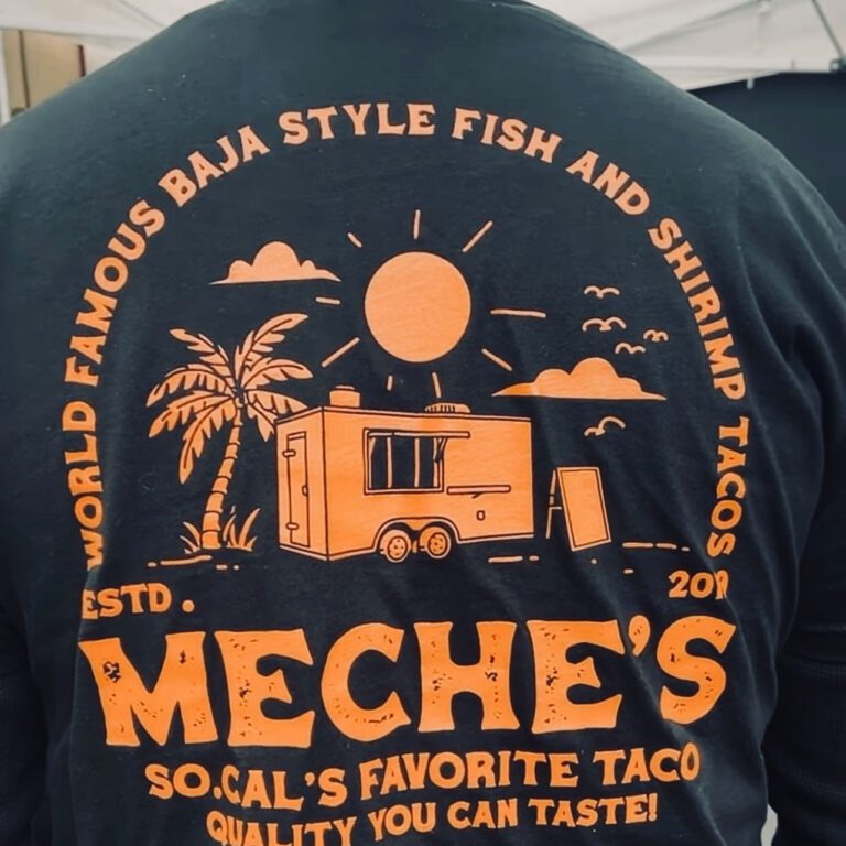 Design & Print for So Cal's Best fish tacos Meche's