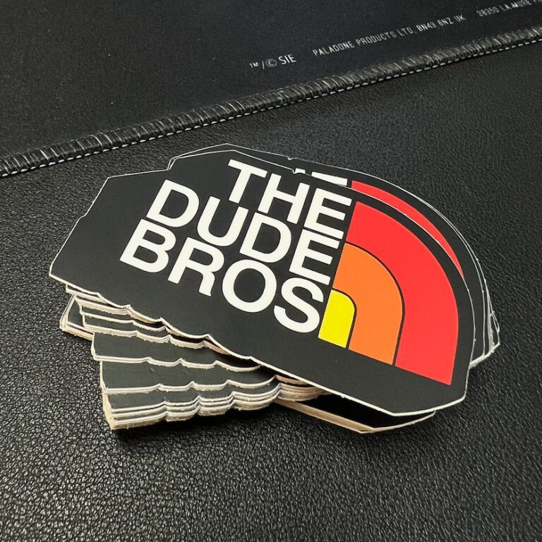 Vinyl Stickers for Dude Brothers